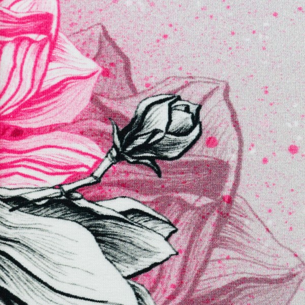 75cm French Terry-Panel kollektion "Miss Magnolia" by Thorsten Berger