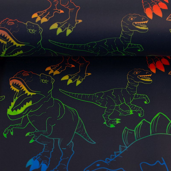 Regnjakkestof "T-Rex"