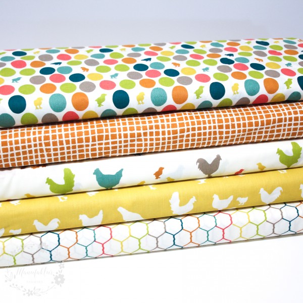 BIO-Bomuld “Farm Fresh“ ff06mul fra Birch Fabrics