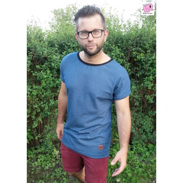 Snitmønster til mænd "T-Shirt" str S - XXXXL
