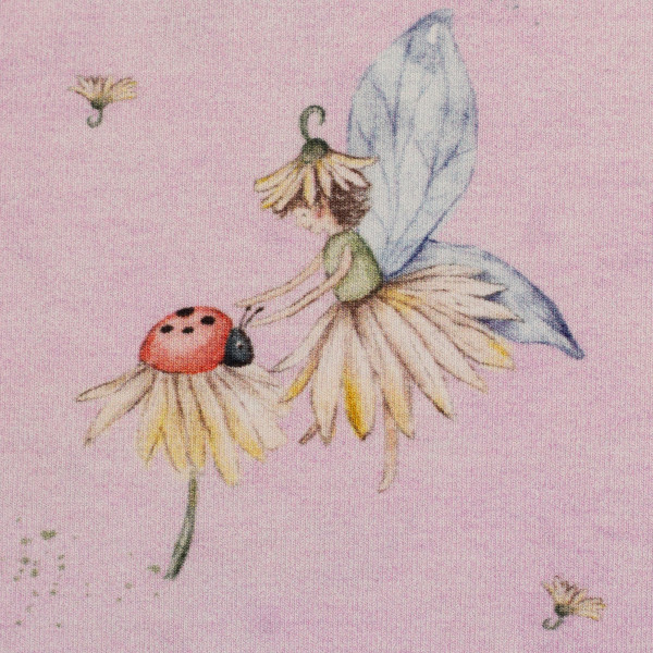 Bomuldsjersey "Miracle" Blomsterfe