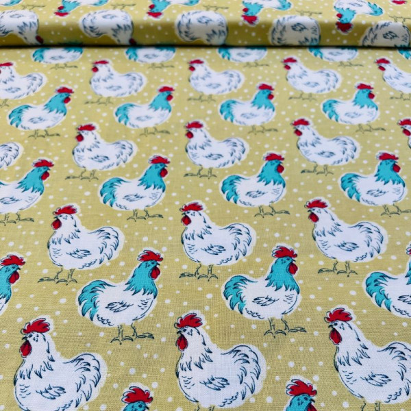 Bomuld "Homestead Life - Chicken Fancy - 51519