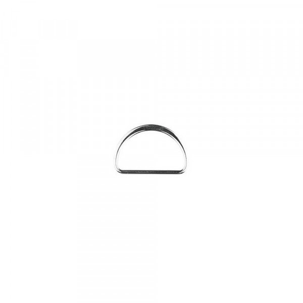 D-Ring 25 mm sølv