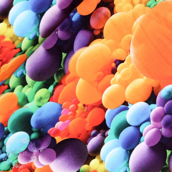 Bomuldsjersey "Bubblemania"