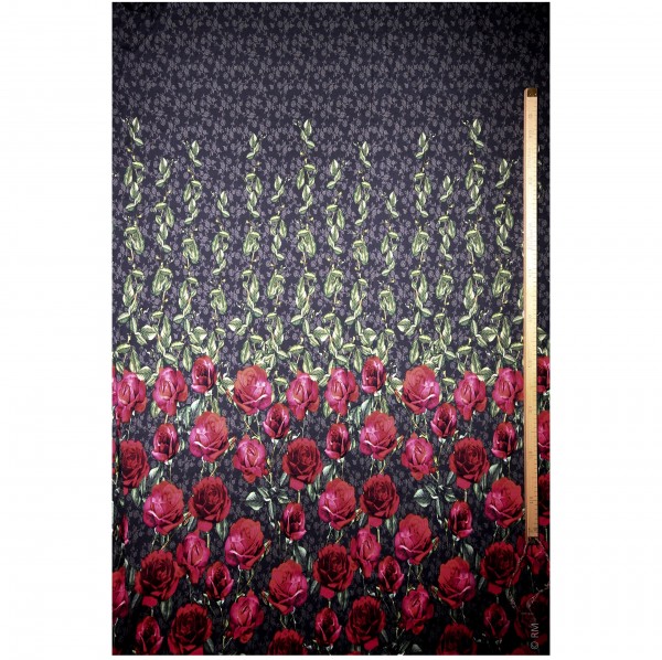 Jersey-Panel "Roses" 200 cm