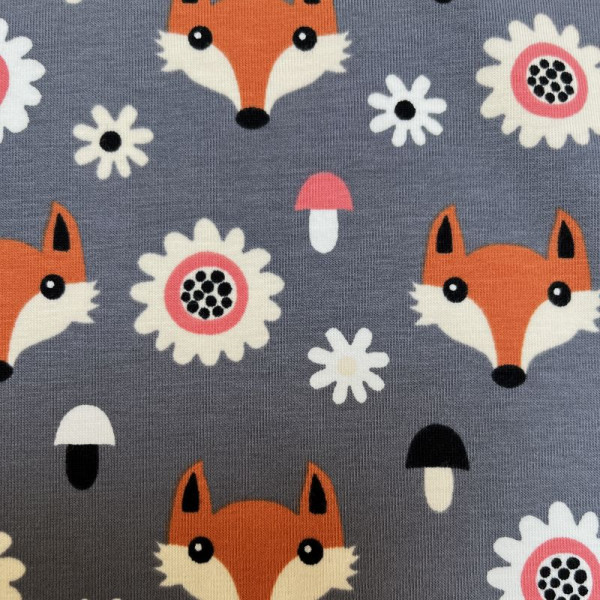 50 cm Bomuldsjersey "Fox"