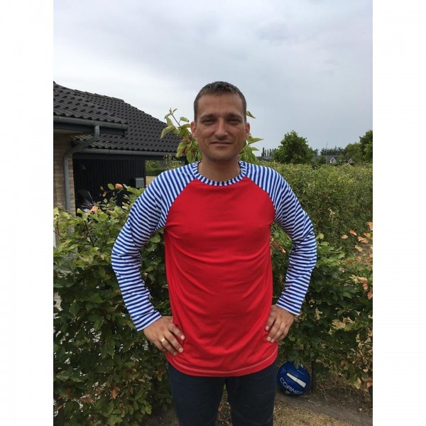 Snitmønster til mænd "Basic raglan Shirt" str S - XXXXL