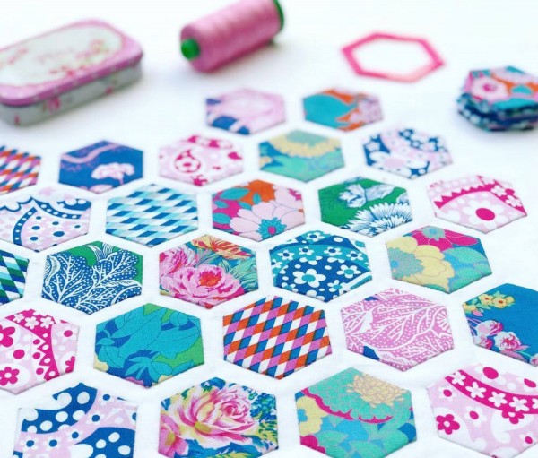 Paper Pieces Hexagons (100 stk)