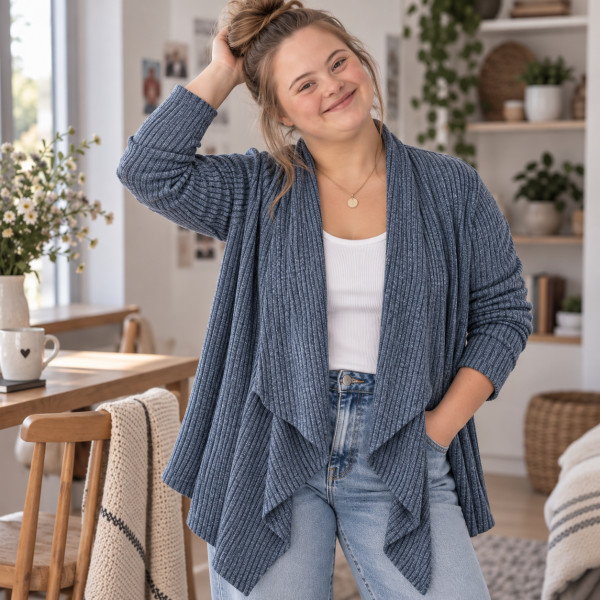 Papierschnittmuster "Strickjacke Bea" Damen Gr. 32 - 58