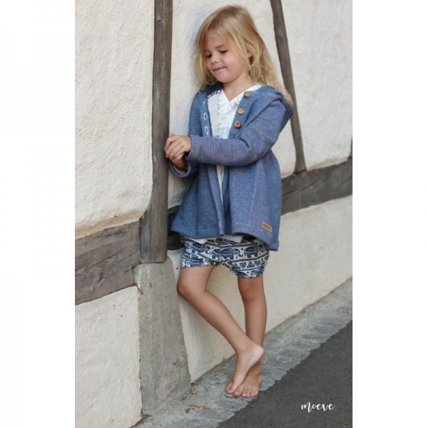 Snitmønster Kids-Cardigan “Jumi“ str 74 - 164