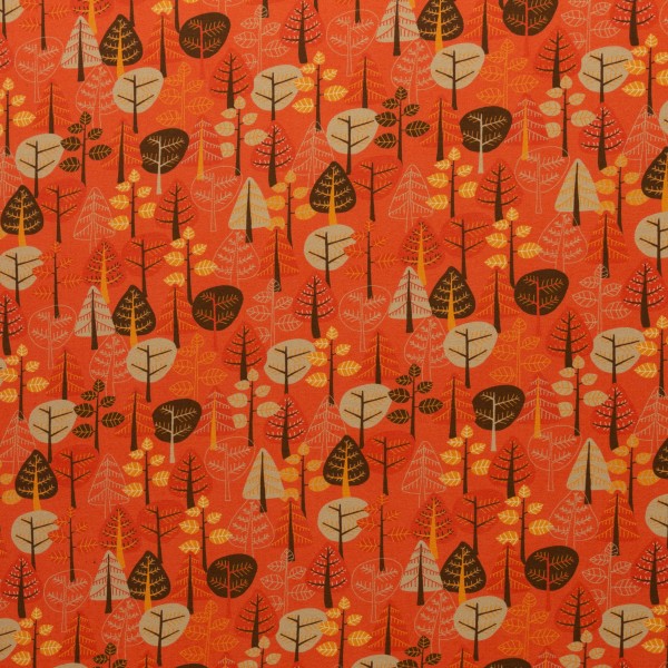 50 cm Steinbeck-Jersey "Woody" træer rød