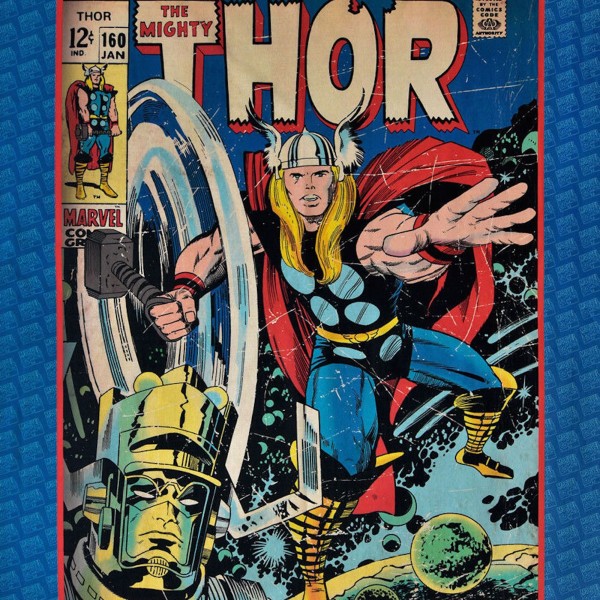 Bomuld Superhero-Panel "Thor"