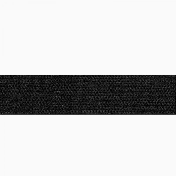 20mm Elastikband schwarz