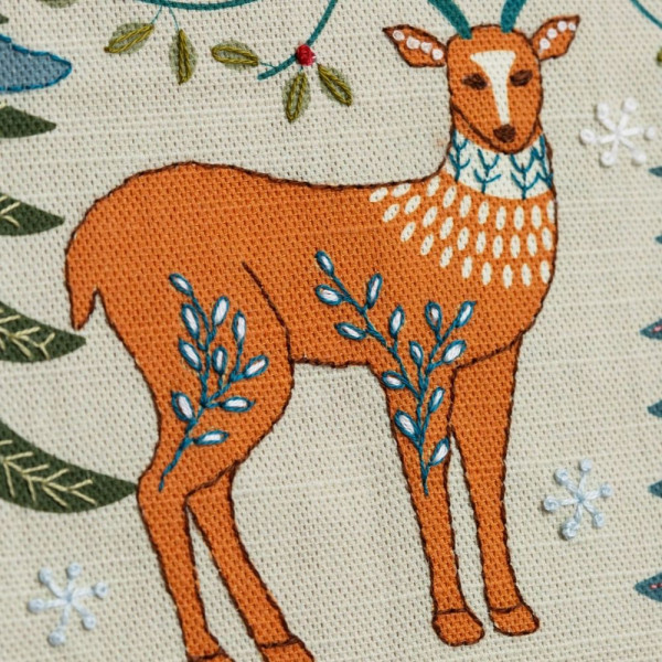 Broderikit "King of the Woods" fra Corinne Lapierre