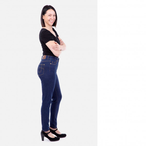 Papierschnittmuster "Jeans 3 & Jeans 4 high waist" von pattydoo Damen Gr. 32 - 54