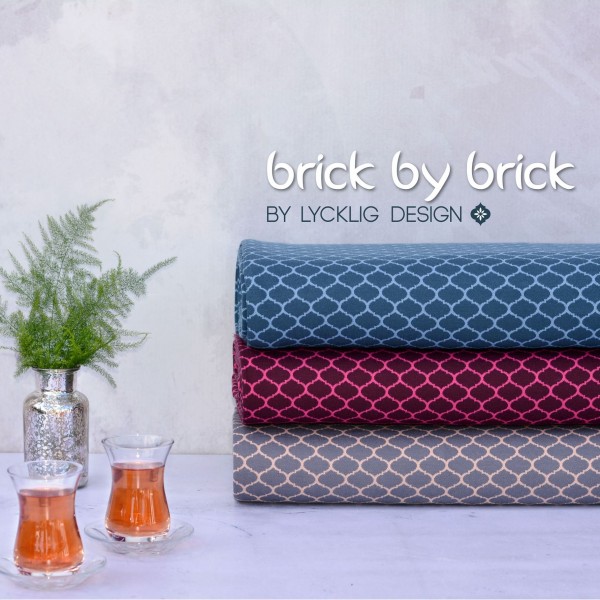 Jacquard kollektion "Brick by brick" by Lycklig...