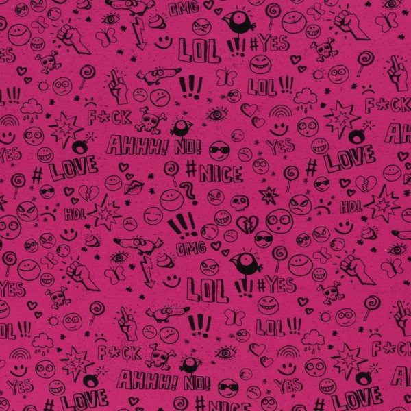 French Terry "Urban Girl Kombi pink" Thorsten Berger