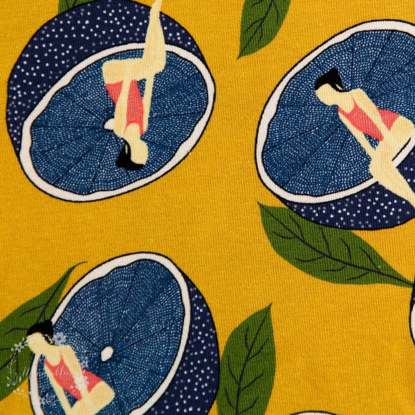 Bomuldsjersey "Summergirl" fra Fräulein von Julie