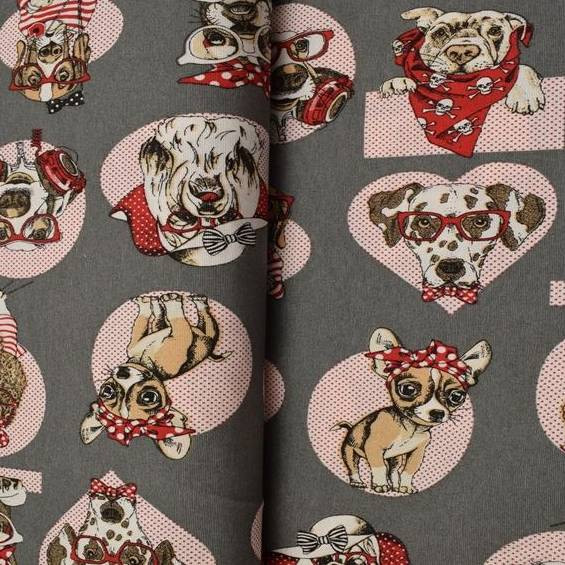 Dekostof “Love Dogs"