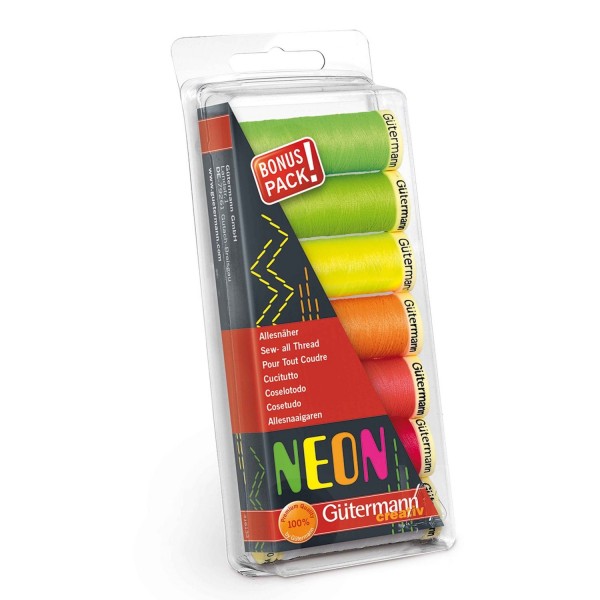 Trådsæt "Neon" fra Gütermann