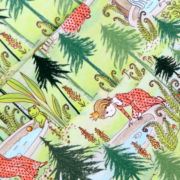 BIO-Bomuldsjersey "Froschkönig" by susalabim