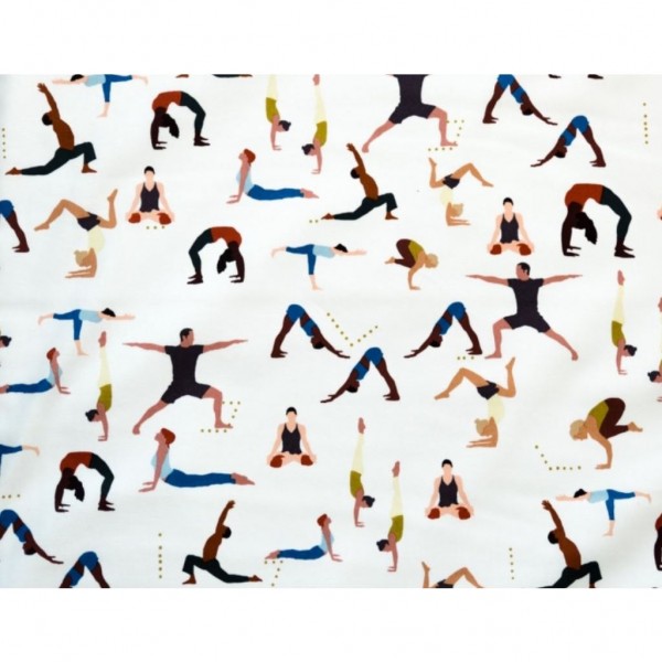 Bomuld "Nicoles Prints II - Namaste" fra Alexander Henry