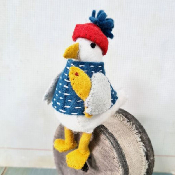 Craftkit "Sam the Seagull" fra Corinne Lapierre