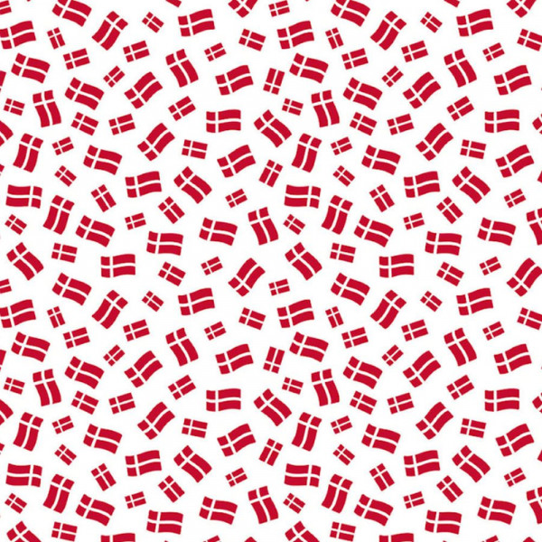 Bomuld "Our Flags" smal