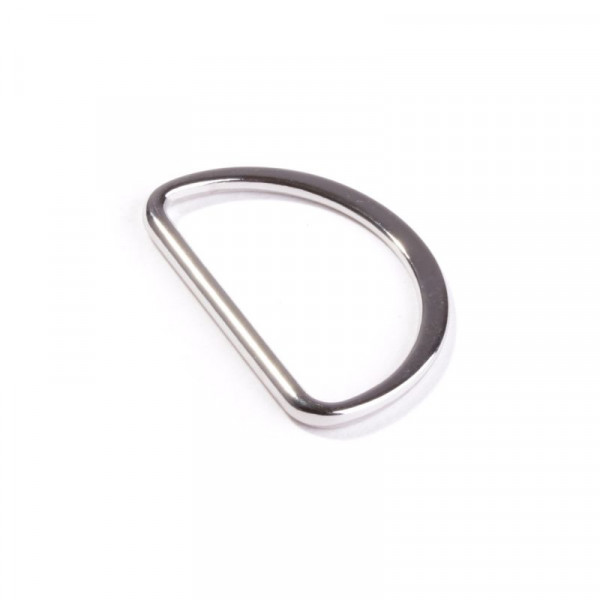 40mm D-Ringe sølv