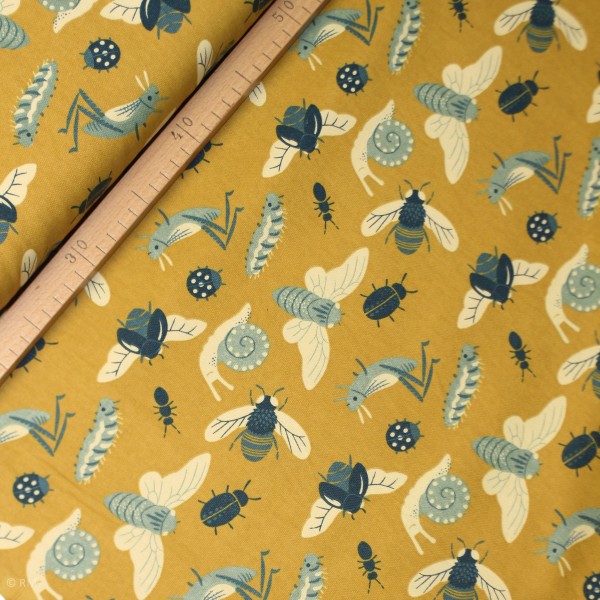 BIO-Canvas “Acron Trail" fra Birch Fabrics