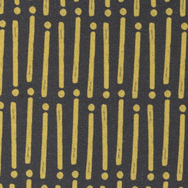 Isoli "Mini Forest" streger & prikker grå/gul