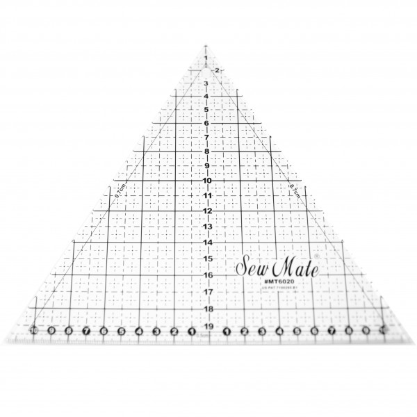 Lineal trekant 20 x 20 cm