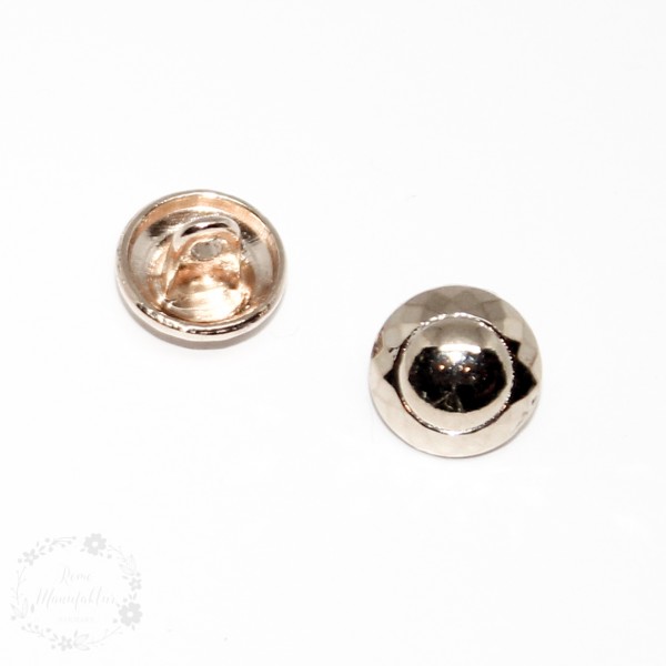 12 mm Metal-Øsken-Knap "Diamant"