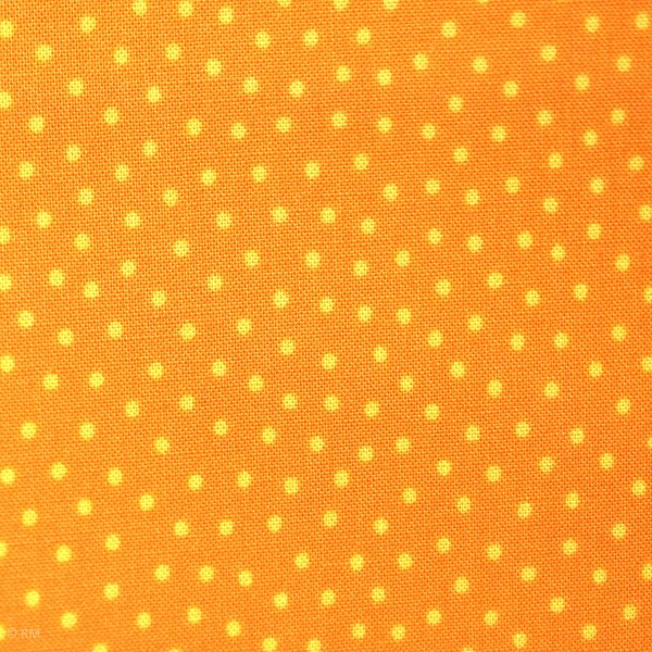 Bomuld “Junge Linie“ orange med prikker