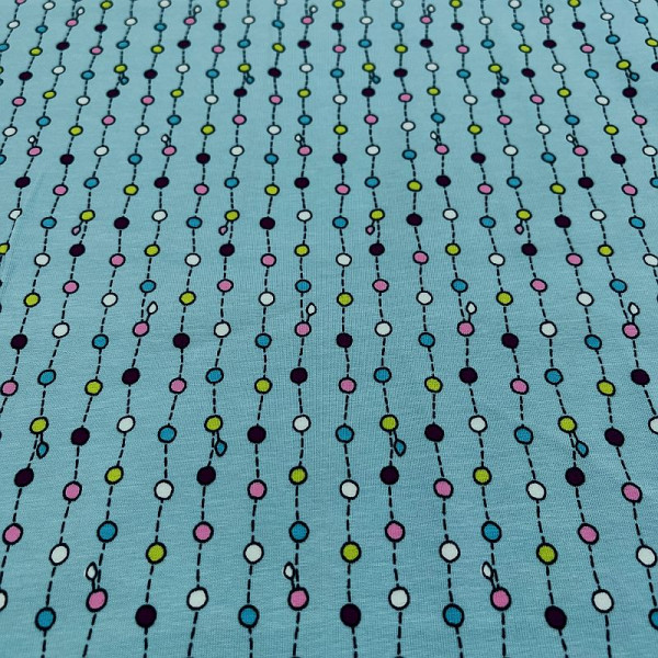 50cm Bomuldsjersey “Springtime Blomster Kombi“...
