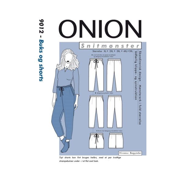 Snitmønster Onion 9012 "Buks & shorts" str XL - 5 XL