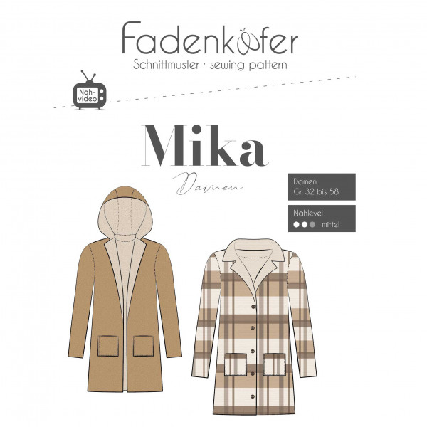 Papierschnittmuster "Mika" Damen Gr. 32 - 58