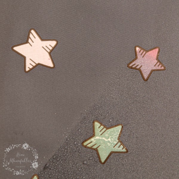Magic-Softshell “Rainbow-Stars“ lyserød