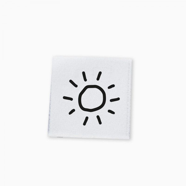 Label "Sonne" 20 x 20 mm