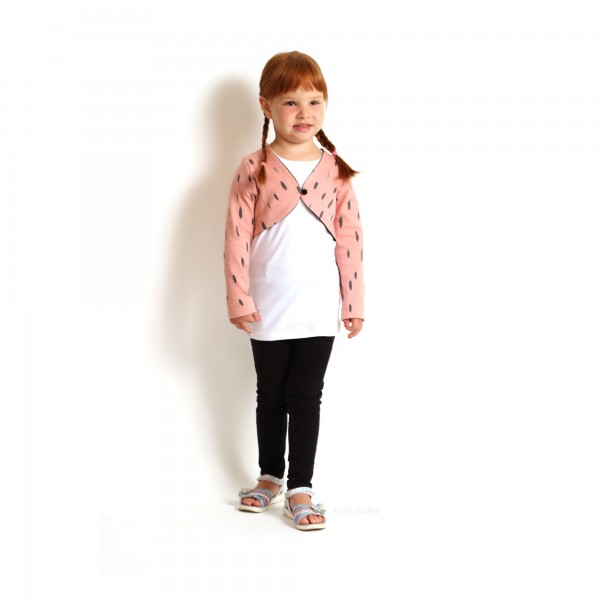 Snitmønster blazer eller bolero "Zoe" Kids str 74 - 164