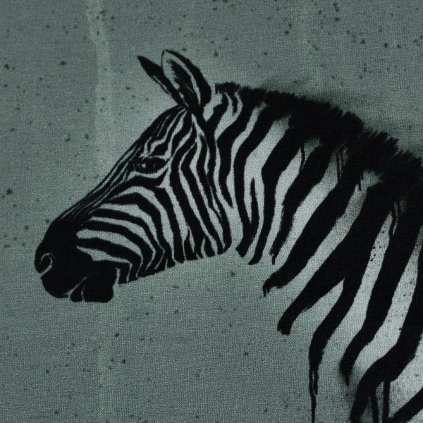 65 cm Bomuldsjersey-Panel "Wild Zebra" by Thorsten Berger