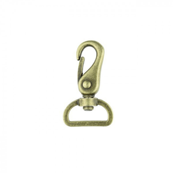 Karabinerhaken 25mm messing