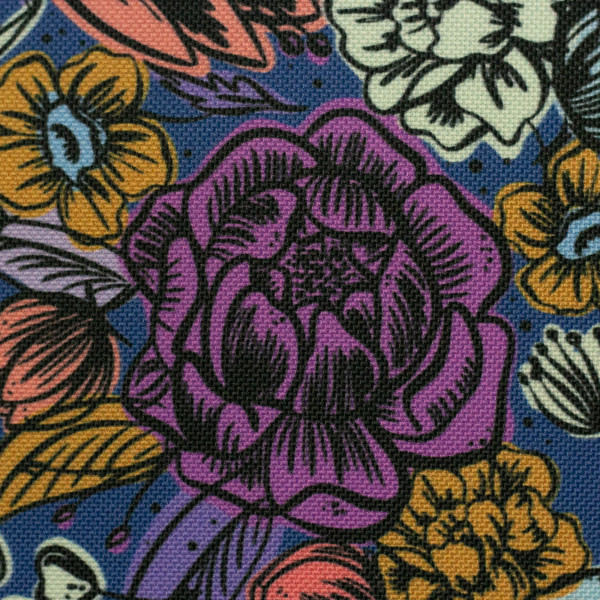 Dekostof "Happy Collection - blomster" vandafvisende