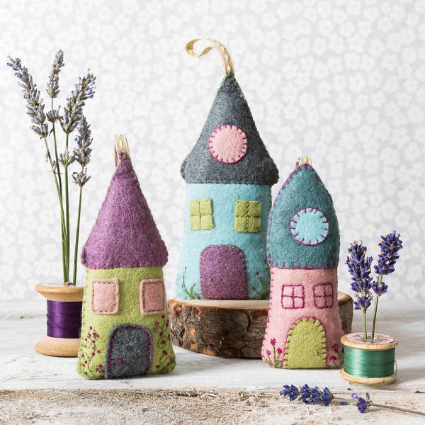 Große Stickpackung "Lavender houses" von...
