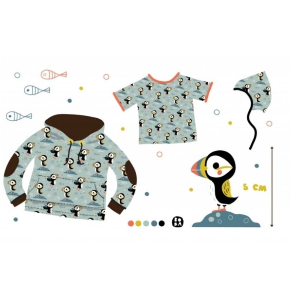 BIO-French Terry "Puffin"