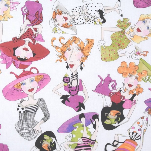 Bomuld “Ladies Tea“ The Ladies by Loralie