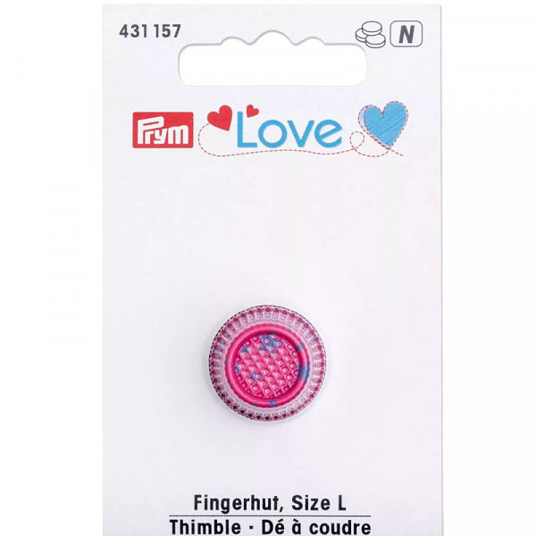 Prym Love Fingerbøl L pink