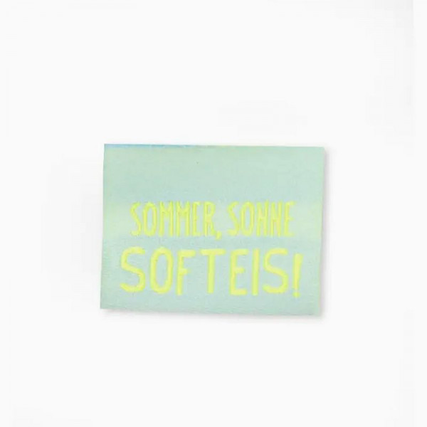 Klapp-Weblabel "Sommer, Sonne, Softeis!" 25 x...