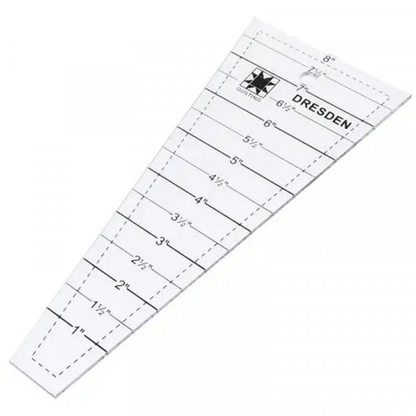 EZ Quilting Easy Dresden Ruler 1 - 8 tommer