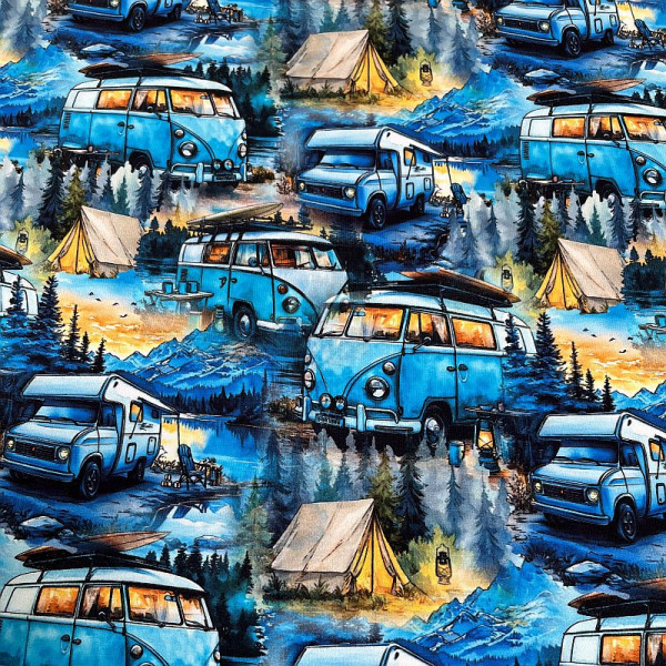 BIO-Bomuldsjersey "Camping"